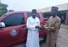 Bauchi Government Presents Toyota Hilux to State Fire Service